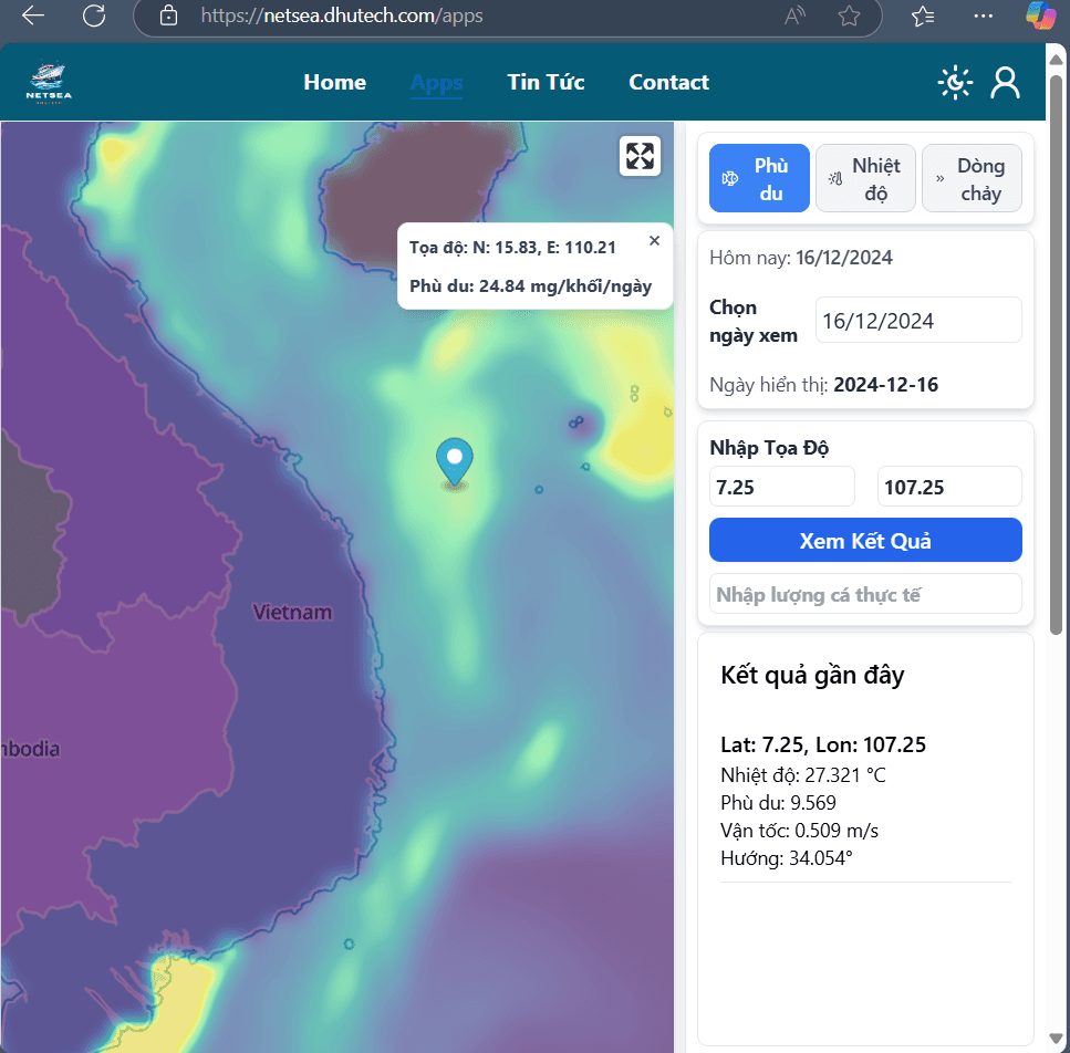 Hướng Dẫn Xem Dự Báo Lượng Phù Du
