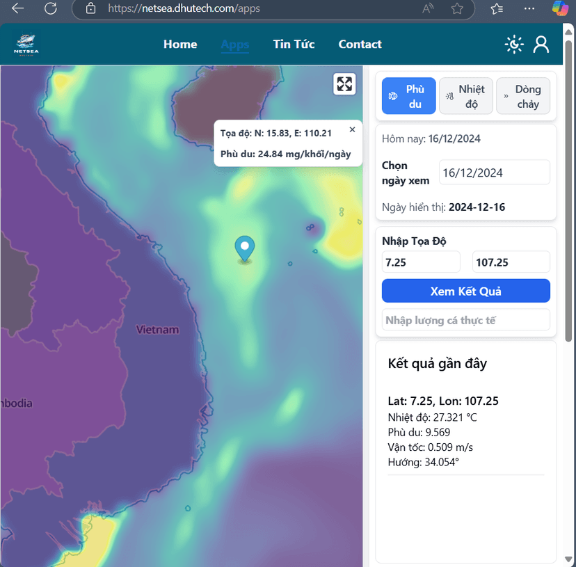 Hướng Dẫn Xem Dự Báo Lượng Phù Du